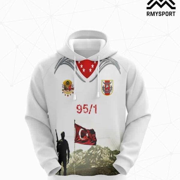 SPLR114 Asker Tezkere Poları Krem, Gri ve Beyaz futbol forması modeli - forma yaptırma ön görünüm